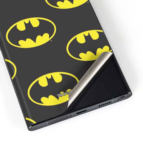 DC Comics Batman Logo All Over Print Galaxy Skins