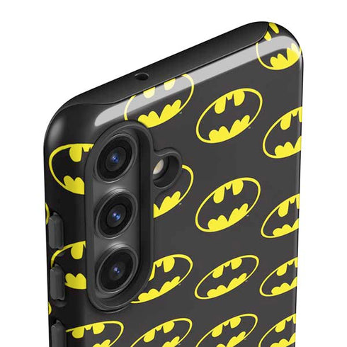 DC Comics Batman Logo All Over Print Galaxy S25 Impact Case