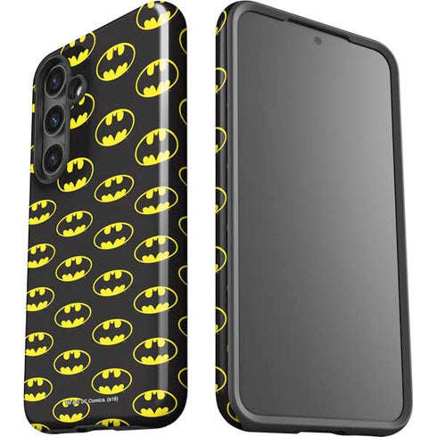 DC Comics Batman Logo All Over Print Galaxy S25 Impact Case