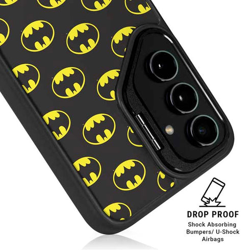 DC Comics Batman Logo All Over Print Galaxy S26 Kickstand Case