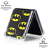 DC Comics Batman Logo All Over Print Galaxy Z Flip6 Clear Case