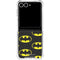 DC Comics Batman Logo All Over Print Galaxy Z Flip7 Clear Case