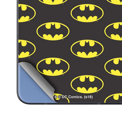 DC Comics Batman Logo All Over Print Galaxy Z Fold5 5G Skin