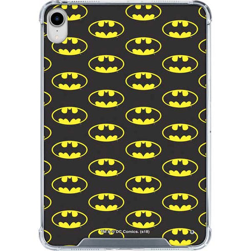 DC Comics Batman Logo All Over Print iPad 11th Gen (2025) Clear Case