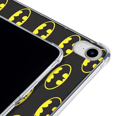 DC Comics Batman Logo All Over Print iPad 11th Gen (2025) Clear Case