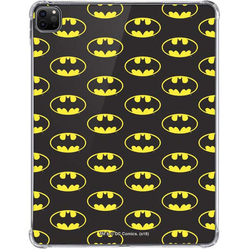 DC Comics Batman Logo All Over Print iPad Pro 11in (2024) Clear Case