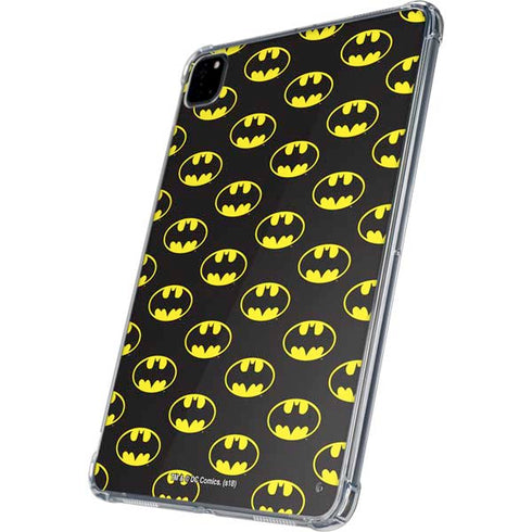 DC Comics Batman Logo All Over Print iPad Pro 11in (2024) Clear Case
