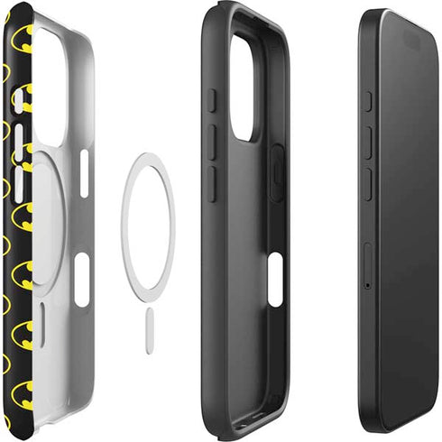 DC Comics Batman Logo All Over Print iPhone 16 Pro Magsafe Impact Case