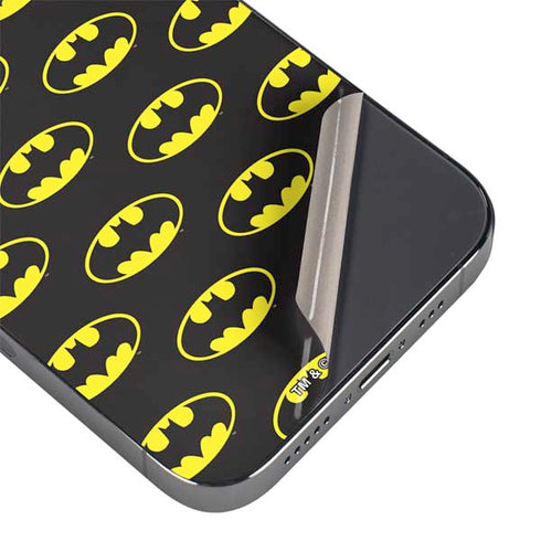 DC Comics Batman Logo All Over Print iPhone 16 Pro Skin