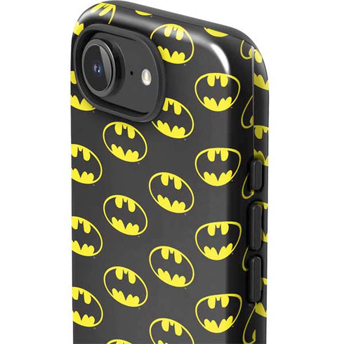 DC Comics Batman Logo All Over Print iPhone 16e Impact Case