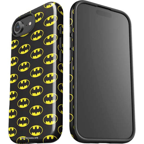 DC Comics Batman Logo All Over Print iPhone 16e Impact Case