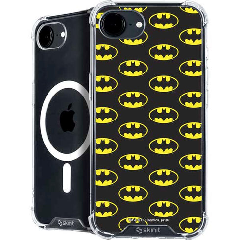 DC Comics Batman Logo All Over Print iPhone 16e MagSafe Case