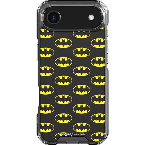 DC Comics Batman Logo All Over Print iPhone 17 Air Clear Case
