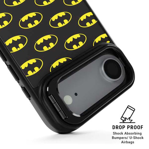 DC Comics Batman Logo All Over Print iPhone 17 Air Kickstand Case