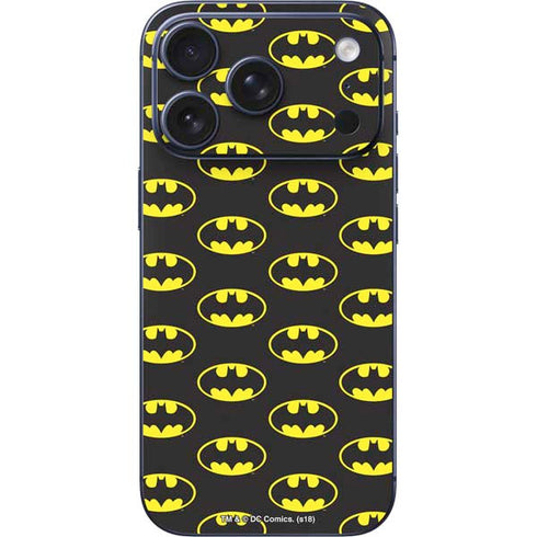 DC Comics Batman Logo All Over Print iPhone 17 Pro Max Skin