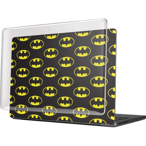 DC Comics Batman Logo All Over Print MacBook Pro 14in (2021-24) Case plus Skin