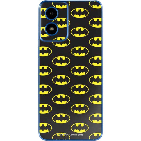 DC Comics Batman Logo All Over Print Moto G Play 4G (2024) Skin
