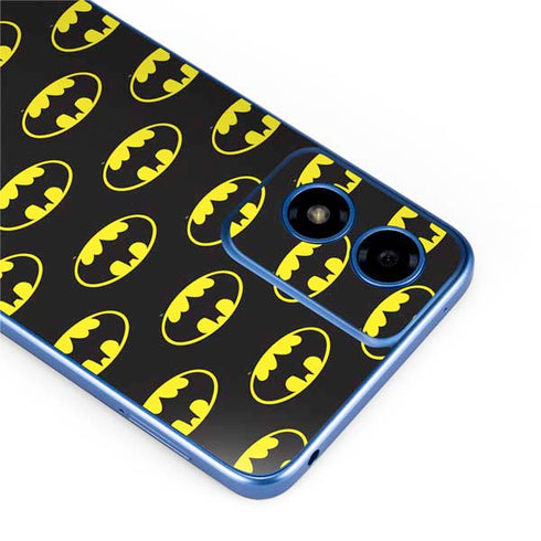 DC Comics Batman Logo All Over Print Moto G Play 4G (2024) Skin