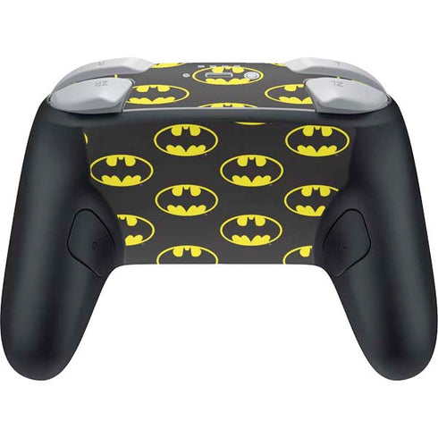 DC Comics Batman Logo All Over Print Nintendo Switch 2 (2025) Pro Controller Skin