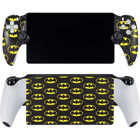 DC Comics Batman Logo All Over Print PlayStation Portal Remote Player Skin