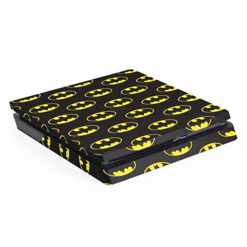 DC Comics Batman Logo All Over Print PS4 Slim Skin