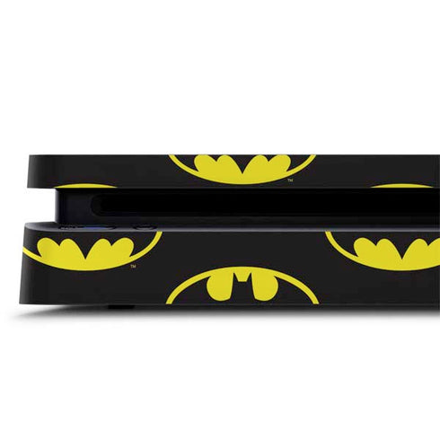 DC Comics Batman Logo All Over Print PS4 Slim Skin