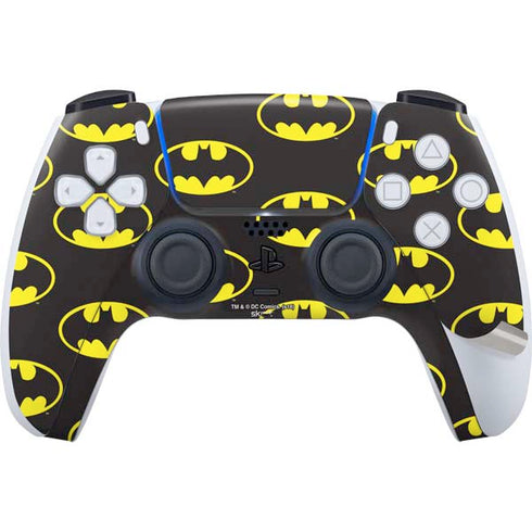 DC Comics Batman Logo All Over Print PS5 Pro Disk Bundle Skin