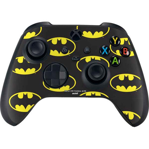 DC Comics Batman Logo Pattern Xbox Series X Bundle Skin