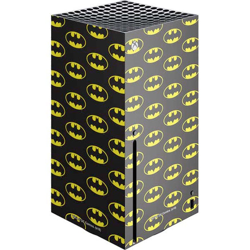 DC Comics Batman Logo All Over Print Xbox Series X Skins