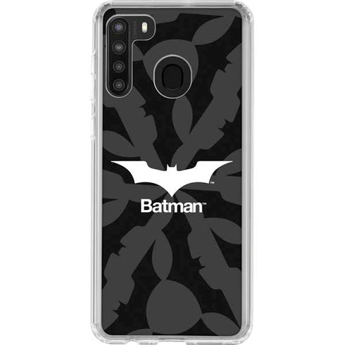DC Comics Batman Dark Knight Logo Galaxy A21 Clear Case
