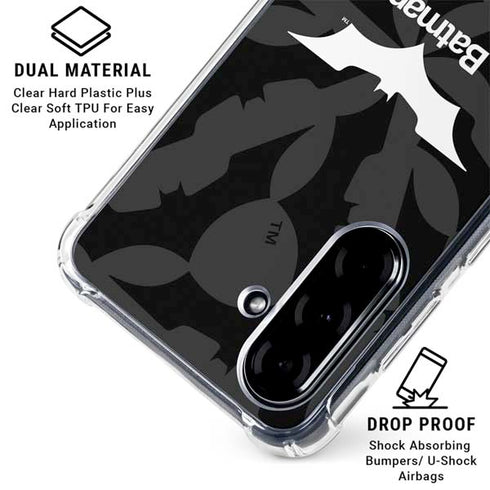 DC Comics Batman Dark Knight Logo Galaxy A36 5G Clear Case