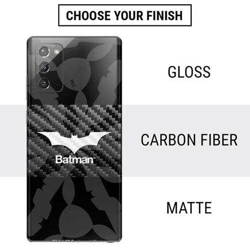 DC Comics Batman Dark Knight Logo Galaxy Note20 5G Skin