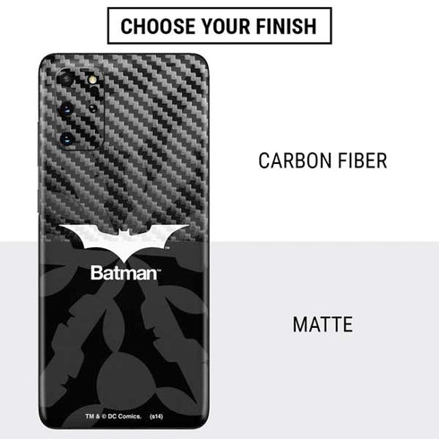 DC Comics Batman Dark Knight Logo Galaxy S20 Plus Skin