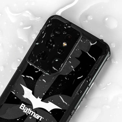 DC Comics Batman Dark Knight Logo Galaxy S24 Ultra Waterproof Case