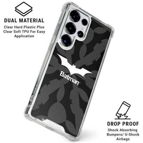 DC Comics Batman Dark Knight Logo Galaxy S26 Ultra Clear Case