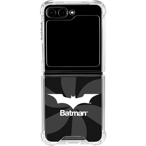 DC Comics Batman Dark Knight Logo Galaxy Z Flip6 Clear Case