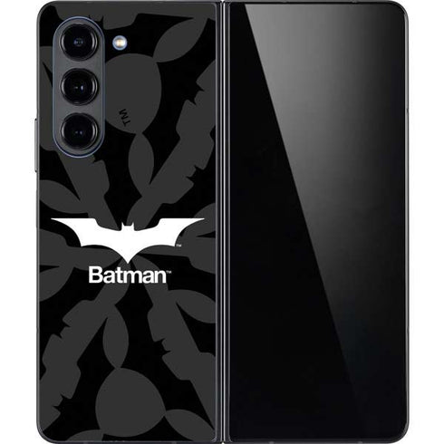 DC Comics Batman Dark Knight Logo Galaxy Z Fold5 5G Skin