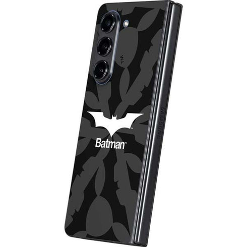 DC Comics Batman Dark Knight Logo Galaxy Z Fold5 5G Skin