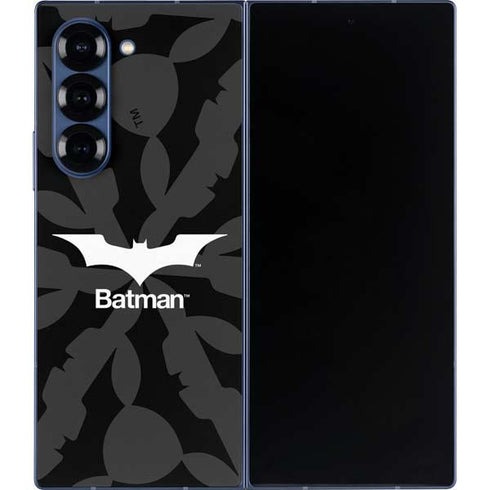 DC Comics Batman Dark Knight Logo Galaxy Z Fold6 Skin