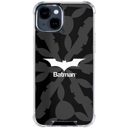 DC Comics Batman Dark Knight Logo iPhone 15 Clear Case