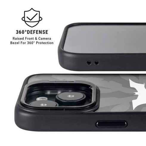 DC Comics Batman Dark Knight Logo iPhone 15 Plus Kickstand Case