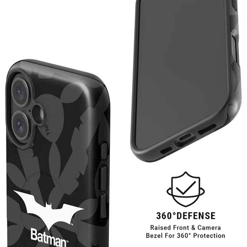 DC Comics Batman Dark Knight Logo iPhone 16 Magsafe Impact Case