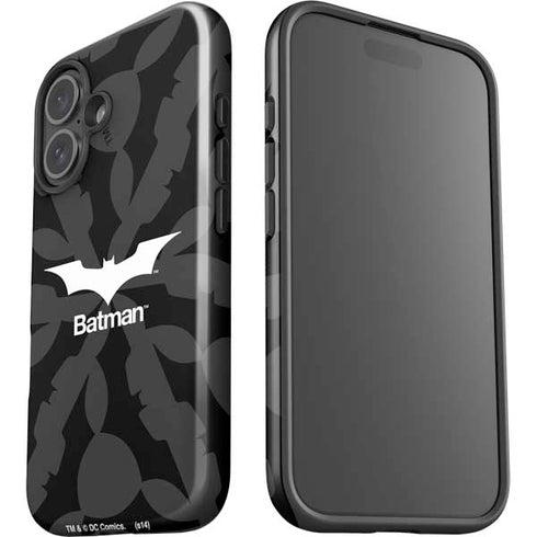 DC Comics Batman Dark Knight Logo iPhone 16 Plus Impact Case