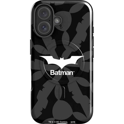 DC Comics Batman Dark Knight Logo iPhone 16 Plus Magsafe Impact Case