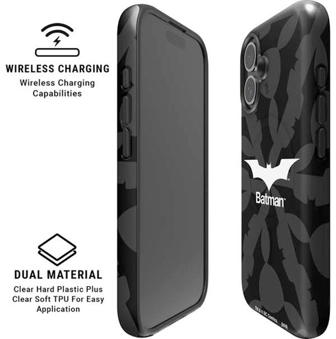 DC Comics Batman Dark Knight Logo iPhone 16 Plus Magsafe Impact Case