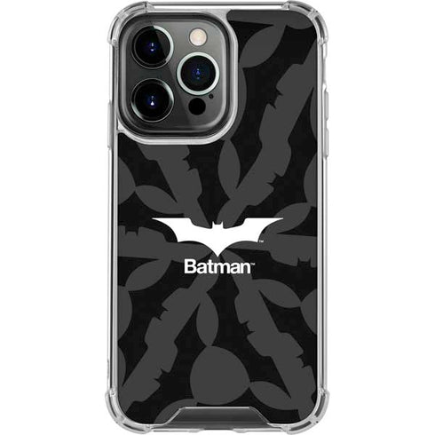 DC Comics Batman Dark Knight Logo iPhone 16 Pro Clear Case