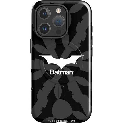 DC Comics Batman Dark Knight Logo iPhone 16 Pro Magsafe Impact Case