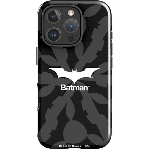 DC Comics Batman Dark Knight Logo iPhone 16 Pro Max Impact Case