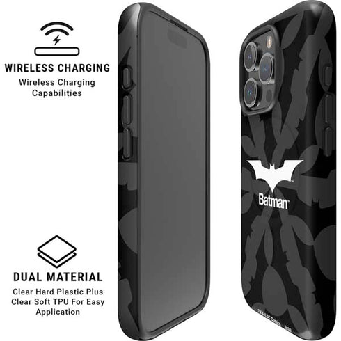 DC Comics Batman Dark Knight Logo iPhone 16 Pro Max Magsafe Impact Case