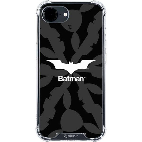 DC Comics Batman Dark Knight Logo iPhone 16e Clear Case